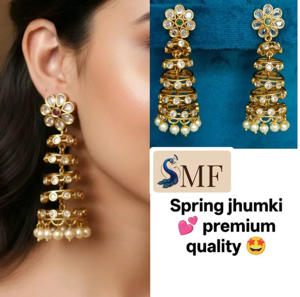 Ear Rings-Spring Jumka