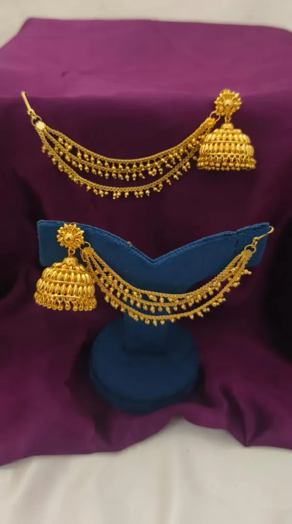 Earrings-Jumka with Mattal